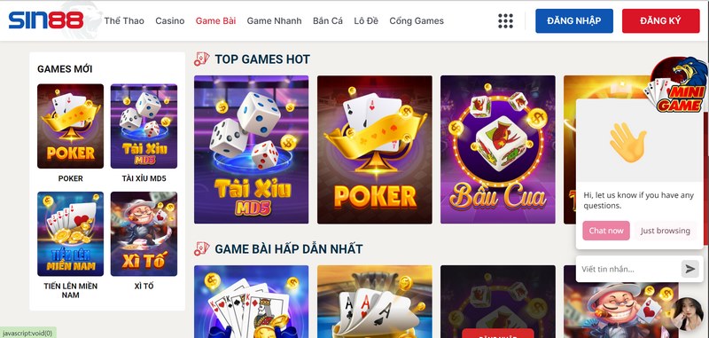 Sin88 - Đôi nét về nhà cái và sức hấp dẫn không thể chối từ 6 Siêu Phẩm Sòng Bạc Được Nhiều Anh Em Yêu Thích