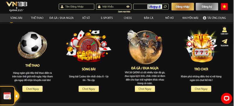 VN138 - Sân chơi cá cược đình đám năm 2023 cho mọi người 3 Các Sản Phẩm Tại Vn138