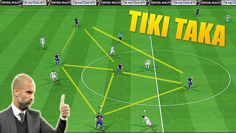 Chiến thuật chơi bóng tiki taka là gì và nguồn gốc? 1 Chiến Thuật Tiki Taka Hay Tiqui Taka Là Chuyền, Chạy Trong Tiếng Tây Ban Nha