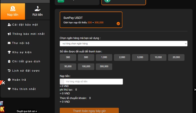 Nạp tiền I9Bet dễ dàng, nhanh gọn chỉ sau vài giây 4 Nạp Tiền I9Bet Qua Usdt Nhanh Chóng Và Cực Dễ Dàng